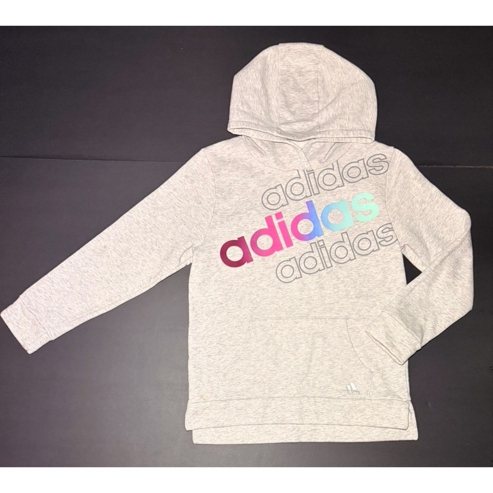 ADIDAS Girls Youth M‎ (10-12) Hoodie & Leggings Outfit, 2-piece Set - Picture 2 of 16